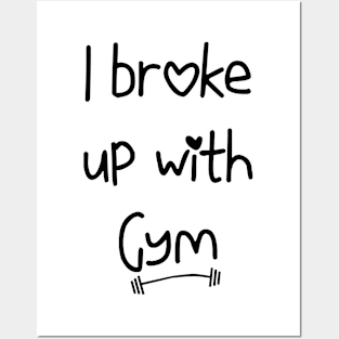 I Broke Up With Gym Posters and Art
